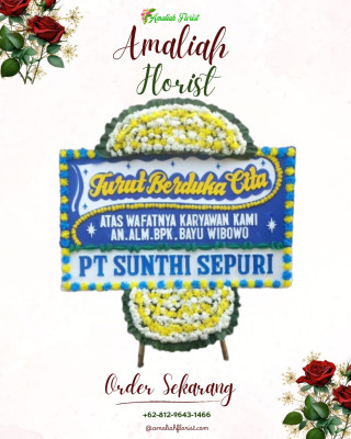 Papan Bunga Duka di Pondok Labu