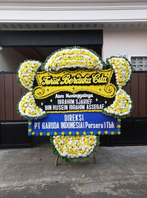 Papan Bunga Duka di Pondok Labu